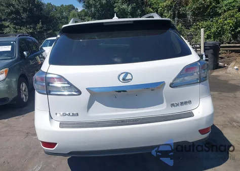 2010 Lexus Rx 350 from USA, damaged, VIN 2T2BK1BA3AC025993